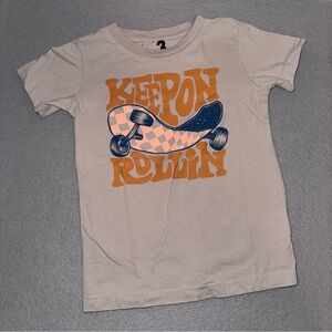 Keep On Rollin' Skateboard Cotton On Boy's Graphic Tee